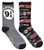 Hyp Harry Potter Hogwarts Express Platform 9 3-4 Mens Crew Socks 2 Pair Pack
