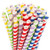 100 Pack Biodegradable Wide Paper Smoothie and Boba Straws - 10 mm Extra Wide Jumbo Paper Straws for Smoothies  Bubble-Boba Tea  Milkshakes  Jumbo Drink