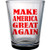 Alankathy Mugs Donald Trump Make America Great Again Shot Glass 1-75 oz clear -2-