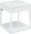 Ameriwood Home Parsons End Table with Drawer, White
