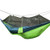 Honlibey Camping Hammock with Mosquito Net  Portable Parachute Nylon Tree Hammock  Durable Hammock for Travel Hiking Backpacking Garden Beach Yard -Gr