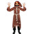BEBEKULA Halloween Pumpkin Costume for Kids  Role-Playing Pumpkin Scarecrow Costume for Boys -Brown-Large-8-10Yrs--