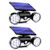 YoungPower Outdoor Solar Lights  30 LED Solar Security Lights with Motion Sensor Dual Head Spotlights IP65 Waterproof 360° Adjustable LED Solar Motion