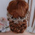 FXmimior Bridal Hair Accessories Hair Vine Bridal Headpiece Bridal Hairpiece Ribbon Wire Headband Wedding Hairpiece Wired Crystal Vine -rose gold-