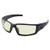 Howard Leight by Honeywell Uvex Hypershock Low-Light Shooting Glasses with Uvextreme Plus Anti-Fog Lens Coating  Amber Lens -R-02221-  One Size  Black