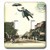 3dRose lsp-62268-2Humorous Vintage French Postcard With Flying Man n Umbrella Double Toggle Switch