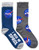 Hyp NASA Logos I Need My Space Mens Crew Socks 2 Pair Pack