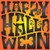 Happy Halloween Sign Stencil  8-5 x 8-5 inch -L- - Posters Labels Words Quotes Stencils for Painting Template