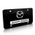 Mazda Zoom-Zoom 3D Logo Black Metal License Plate