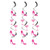 Creative Converting Dizzy Danglers Martini Glass and High Heels Hanging Party Decor -2-Pack-