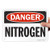 SmartSign Danger - Nitrogen Sign - 7 x 10 Aluminum