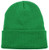 Top Level Unisex Cuffed Plain Skull Beanie Toboggan Knit Hat-Cap  Kelly Green