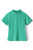 Lands End G Solid Mock Neck Rashguard Jewel Green Big Kid Medium
