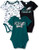 NFL Philadelphia Eagles 3 Pack Short Sleeve Bodysuit  green-black-white Philadelphia Eagles  18 Months -137453160EAG18M-304-