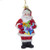Kurt Adler Noble Gems Autism Awareness Santa Hanging Ornament  5-25 inches Tall