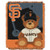 MLB San Francisco Giants Baby Woven Jacquard Throw Blanket  36 x 46