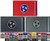 JBCD 3 Pack Tennessee Flag Patch States Flags Tactical Patch Pride Flag Patch for Clothes Hat Patch Team Military Patch