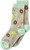 K- Bell Socks unisex child Donuts Crew Casual Sock  Gray Heather  Shoe Size 11-14 US