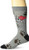 K- Bell Kids Big Luv My Mutt Crew Socks  charcoal heather  Shoe Size 11-14