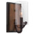 Kira Home Aspen 9 Rustic Farmhouse Wall Sconce - Cylinder Glass Shade  Walnut Style Wood - Oil Rubbed Bronze Finish Kira Home Aspen 9 Rustic Farmhouse Wall Sconce - Cylinder Glass Shade  Walnut Style Wood - Oil Rubbed Bronze Finish