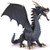 Kolobok  Realistic Flying Dragon Toy  Fantasy World Figure  Gray