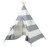 Steegic Foldable Cotton Canvas Indian Teepee Kid Play Tent for Children Playhouse