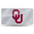 Rico NCAA Oklahoma Sooners Bling Laser Cut Auto Tag Plate  12 x 6-Inch  Silver