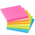 Lined Sticky Notes 4X4 in Bright Ruled Post Stickies Colorful It Super Sticking Power Memo Pads Its Strong Adhesive  6 Pads-Pack  72 Sheets-pad
