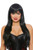 Dreamgirl Womens Long Straight Layered Black Wig  One Size