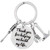 XGAKWD Fathers Day Gifts from Daughter Son  Wedding Birthday Keychain Gift for Step Dad Papa  Thank You for Helping Me Build My Life