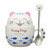 Teagas Cute Funny Cat Mug with Spoon Ceramic Coffee Mugs Cup for Women Cat Lovers Gift Mug