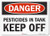 SmartSign Danger - Pesticides in Tank  Keep Off Label - 10 x 14 3M Engineer Grade Reflective