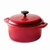 Tramontina 80131/661 Enameled Cast Iron Covered Round Dutch Oven, 5.5-Quart, Red