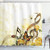 Ambesonne Music Shower Curtain  Music Roses Romantic Antiquity Victorian Classic Bridal Floral Illustration  Cloth Fabric Bathroom Decor Set with Hook