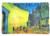 Value Arts Trinket Dish  Vincent Van Gogh Cafe Terrace at Night  Rectangular Glass Catchall Jewelry Tray  5-75 Inches Wide