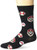Mario mens Mario Single Crew Casual Sock  Black-Red  10 13 US