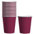 Party Color Paper Cups Maroon 9oz 24 Count
