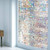 Yehapp Window Privacy Film  3D Window Glass Film Sticker  Decorative Rainbow Glass Film  Stained Glass Window Decals  Non-Adhesive UV Blocking Sticker