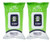 2 x 25ct Max Block After Sun Aloe Vera Soothing Moisturizing Wipes
