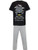 DC Comics Mens Batman Pajamas Size Large Black