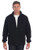 Gioberti Mens Full Zip Polar Fleece Jacket  Black  X-Large