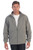 Gioberti Mens Full Zip Polar Fleece Jacket  Gray  XX-Large