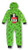 Minecraft Pajamas for Boys Creeper Costume Blanket Footless PJ Sleeper -Large 10-12- Green
