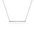 Thin Minimalist Sideways Horizontal Round Station Bar Pendant Necklace For Women For Teen 925 Sterling Silver 16 Inch Thin Minimalist Sideways Horizontal Round Station Bar Pendant Necklace For Women For Teen 925 Sterling Silver 16 Inch