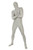 Morphsuits Mens Original  Silver  Large