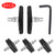 4 Pairs Bike Brake Pads Set  Professional Road Mountain Bicycle Universal V-Brake Blocks Shoes with Hex Nut and Shims  No Noise No Skid-70mm  4 Pairs-