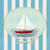 Nautical and Nice Sail Boat Poster Print by Danielle Murray -24 x 24-