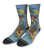 Dirk Vermin Hula Adult Mens Crew Blue Tattoo Artist Sock -Large-