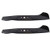 Woniu 2 Pack Lawn Mower Blades Replaces MTD Cub Cadet 742-04290 942-04290 742-04244 942-04244 942-04244A Mower Deck Blades