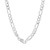 Authentic Solid Sterling Silver Figaro Link -925 ITProLux Necklace Chains 2MM - 10-5MM  16 - 30  Silver Chain for Men and Women  Made In Italy  Next L